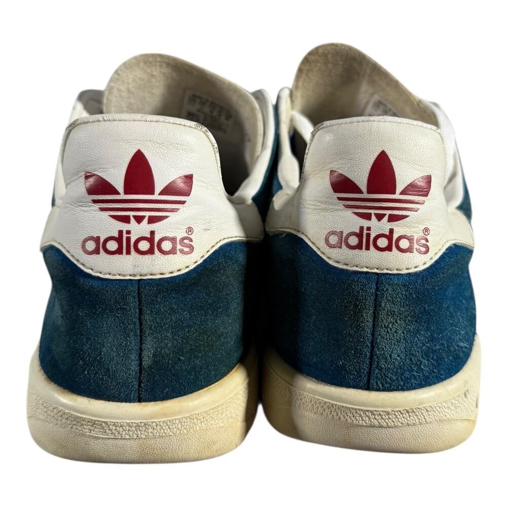 adidas Grand Prix Suede Blue White Classic Tennis Sneakers Men’s 11.5 Vintage - Picture 5 of 8